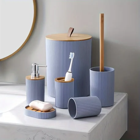 6 Piece Bathroom Set