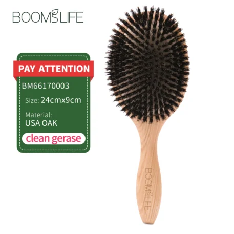 Boar Bristle Hair Brush - Image 8