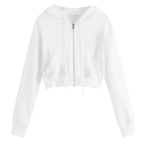 Streetwear  Hoodie with Zipper and Pockets - Image 5