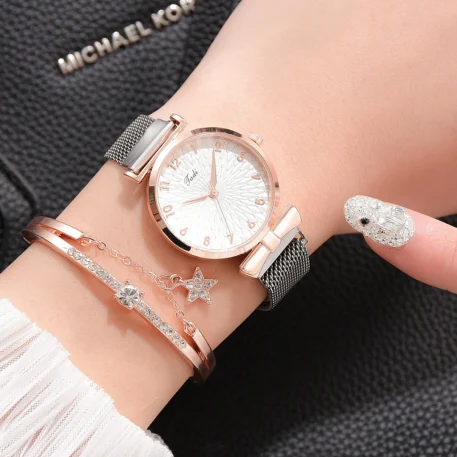 Women Bracelet Set  and a Quartz Watch - Image 27