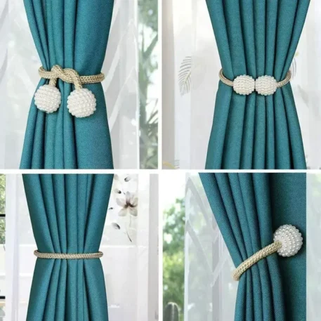 2PCS Pearl Magnetic Curtain Clip - Image 4