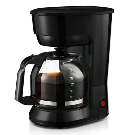 Black 12-Cup Coffee Maker Auto Keep Warm Function