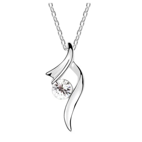 Zircon Ribbon Necklace - Image 11