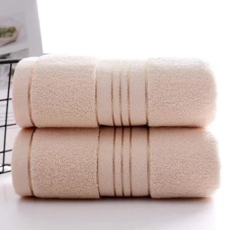 2 Towels - Thick Absorbent Pure Cotton - Image 7