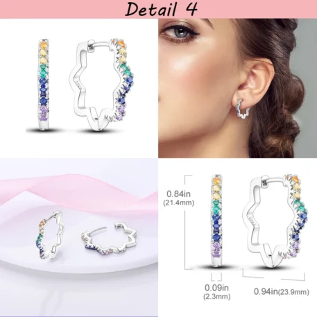 Multicolor Zircon Earrings - Image 5