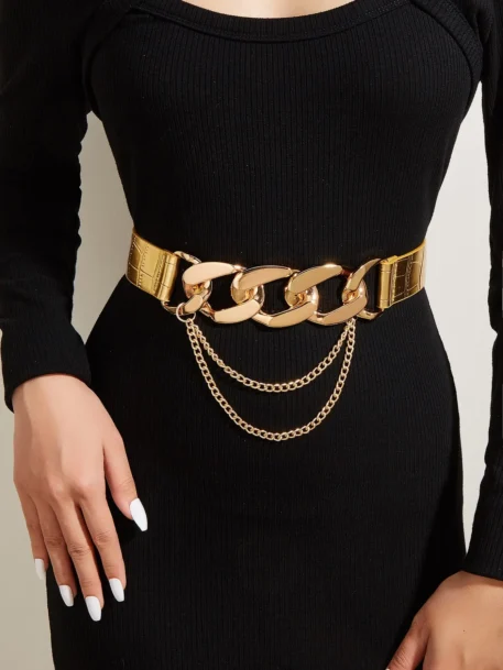 Fashionable removable chain buckle - trendy belt - Image 5