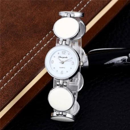 Ladies Gold or Silver Small Dial Quartz Wristwatch - Image 5