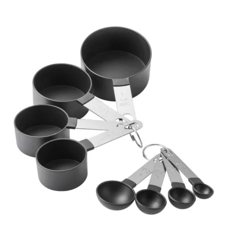 4PCS or 8PCS Plastic measuring Cup and Spoon Set Stainless Steel - Image 10