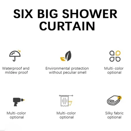 Shower Curtain Waterproof - Image 6