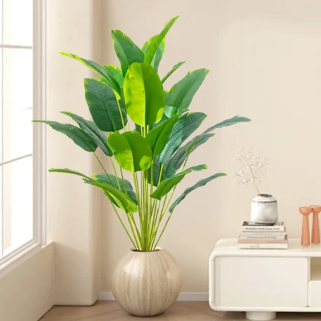 1pc Artificial Plant Large Tropical Palm Pot not included - Image 5