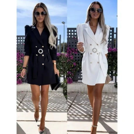 Fashionable Women's New Suit Jacket Dress - Image 2