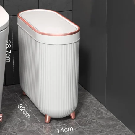 12L Luxury Bathroom Trash Can - Image 9