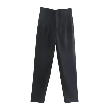 TRAF Casual Basic Solid Pants - Image 8