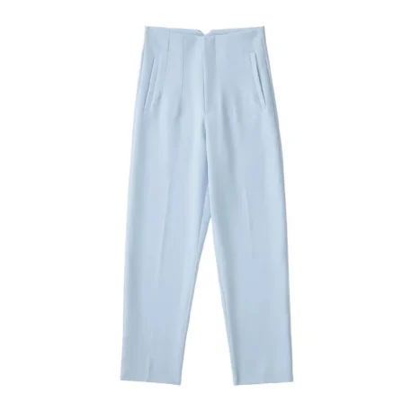 TRAF Casual Basic Solid Pants - Image 7