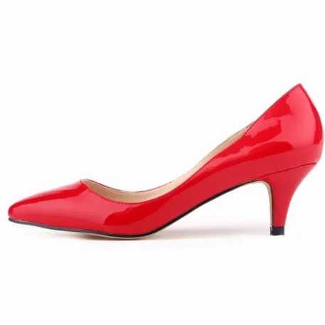 Classic Low Med Kitten Heels - Image 19