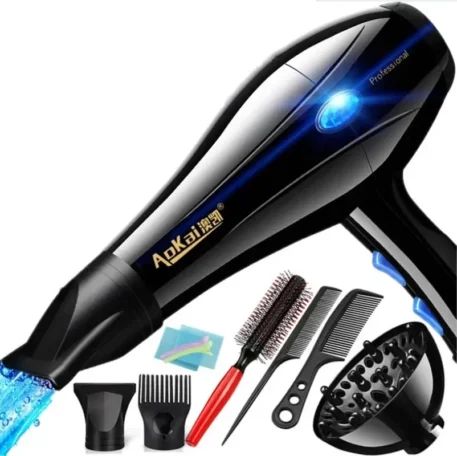 Professional Powerful Hair Dryer with Salon Tools - Image 3