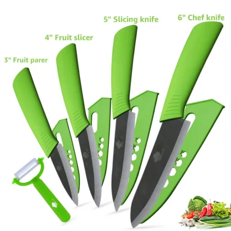 Ceramic  Kitchen knives Set 3 4 5 6 inch - Image 29