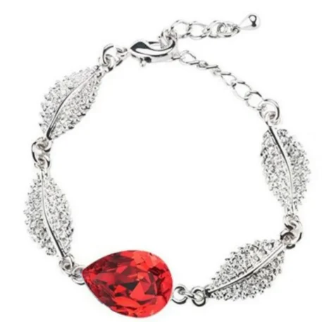 Lovely Austrian Crystal Link Chain bracelet - Image 4