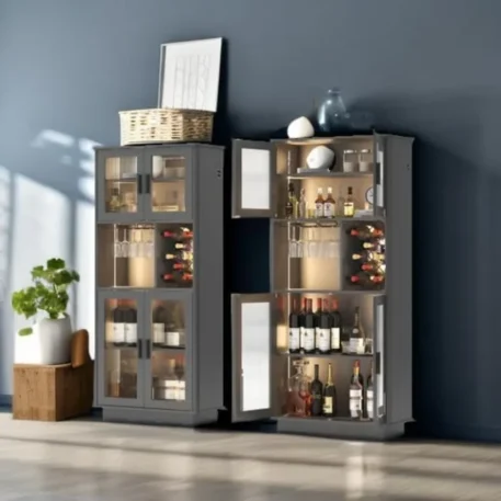 LED Wine  Cabinets with Removable Wine Rack - Image 6