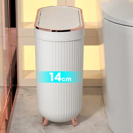 12L Luxury Bathroom Trash Can - Image 3