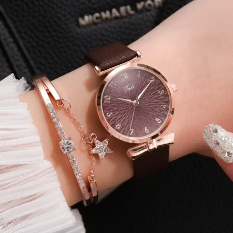 Women Bracelet Set  and a Quartz Watch - Image 20