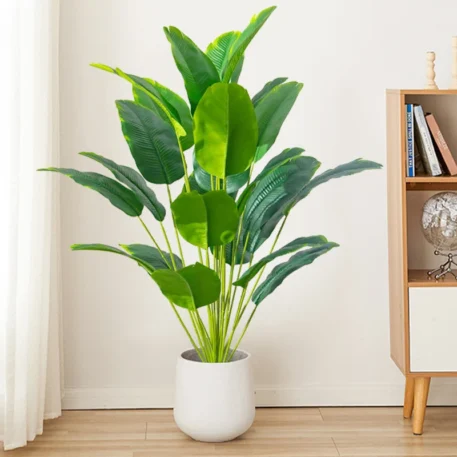 1pc Artificial Plant Large Tropical Palm Pot not included - Image 3