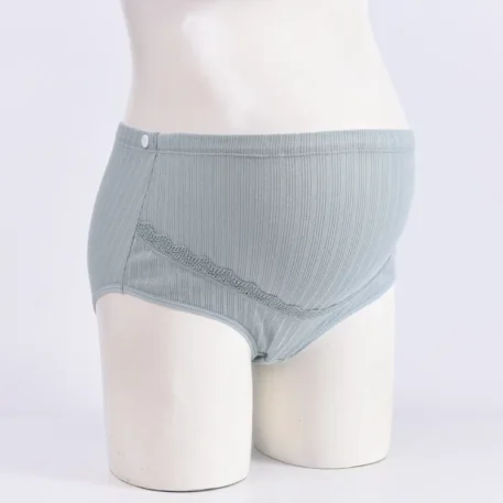 Soft Cotton Maternity Panties High Waist Adjustable Seamless - Image 9