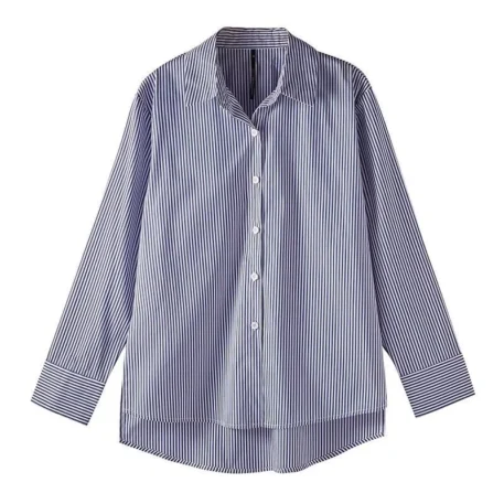 Classic Striped Spring Blouse - Image 5