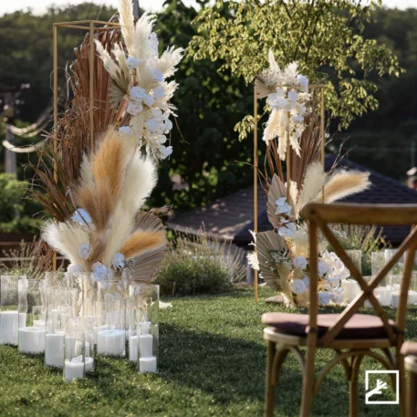 6PCS Artificial Pampas Grass Decor Flowers - Image 6