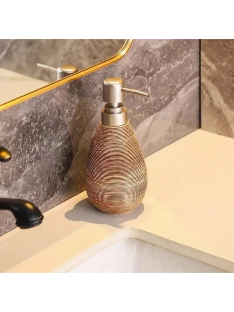 Creative Retro Style Ceramic Push-Type Soap Dispenser With Pump - Image 11