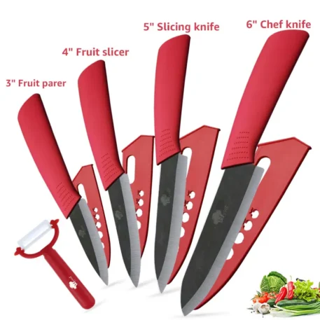 Ceramic  Kitchen knives Set 3 4 5 6 inch - Image 33