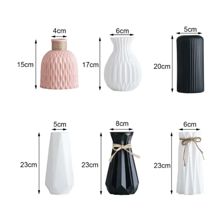 1Pc Decorative Vase Plastic - Image 6