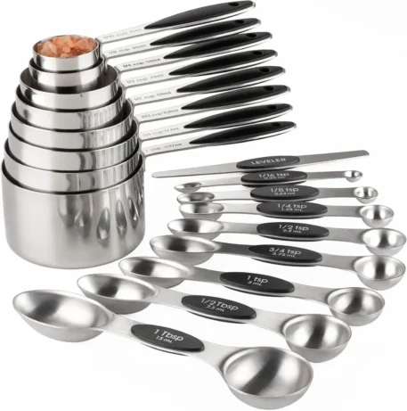 17pcs Stainless Steel Measuring Cup with Magnetic Spoons - Image 7