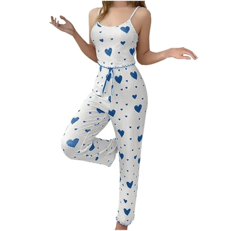 Women pajamas 2 piece Set - Image 8