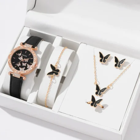 6/1pcs Set Women Watch, Ring, Necklace Earrings and Bracelet - Image 9