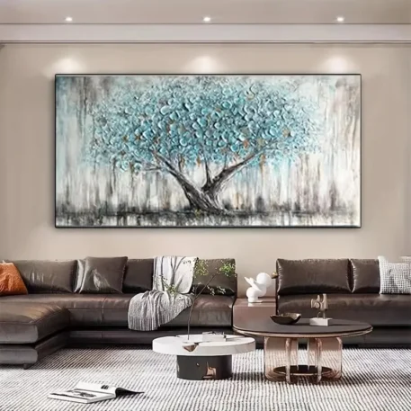 Nordic Style Abstract Tree of Life Canvas - Image 4