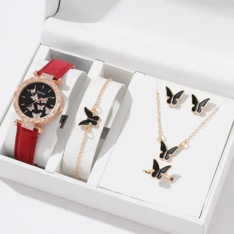 6/1pcs Set Women Watch, Ring, Necklace Earrings and Bracelet - Image 4