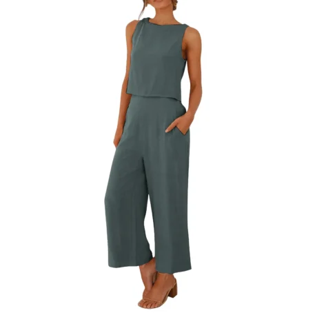 Summer Casual Linen 2 Piece Set - Image 12