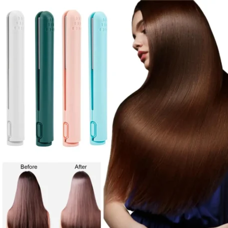 Portable Hair Straightener  Rechargeable - USB - Image 4