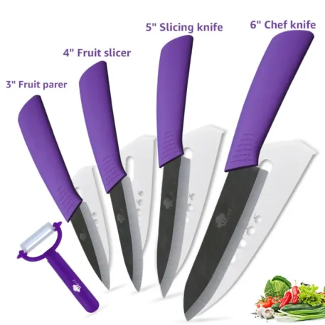 Ceramic  Kitchen knives Set 3 4 5 6 inch - Image 32