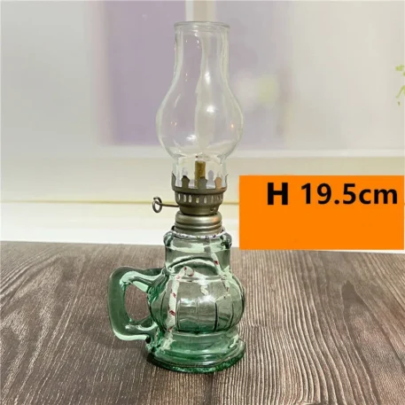 1Pc Mini Chamber Desktop Glass Oil Lamp - Image 6