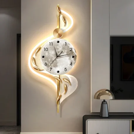 Luxury Metal Wall Art Clocks - Image 3