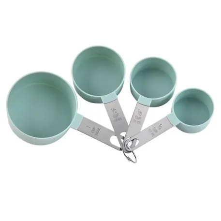 4PCS or 8PCS Plastic measuring Cup and Spoon Set Stainless Steel - Image 8