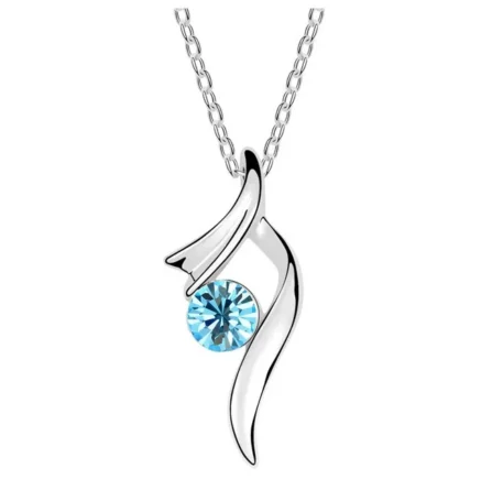 Zircon Ribbon Necklace - Image 10