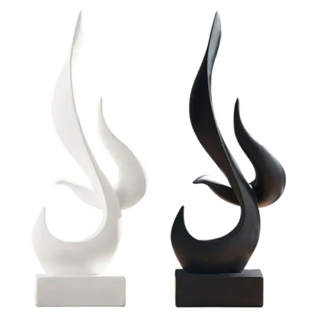 Resin Minimalist Sculpture Statues -  Abstract Figurines