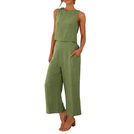 Summer Casual Linen 2 Piece Set - Image 13