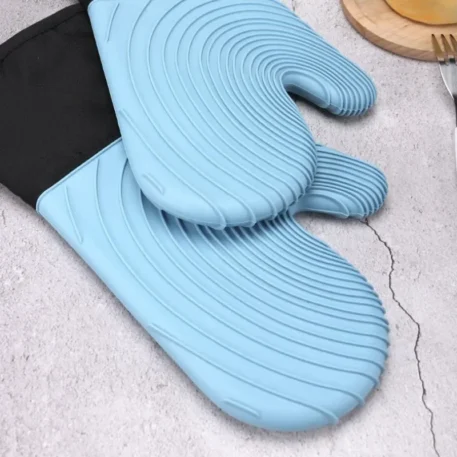 Flexible Silicone Oven Mitts Set