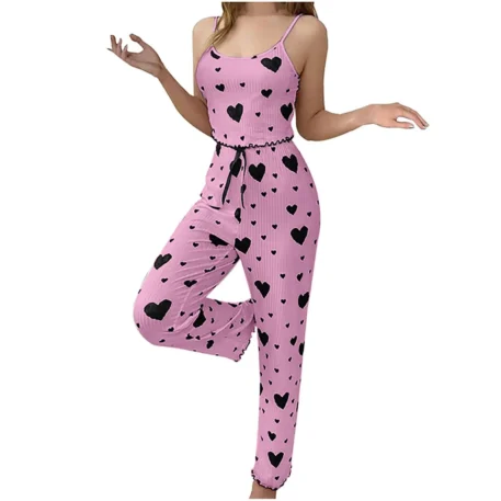 Women pajamas 2 piece Set - Image 7