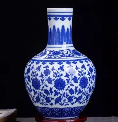 Jingdezhen Ceramic Vase -  Vintage Chinese - Image 13