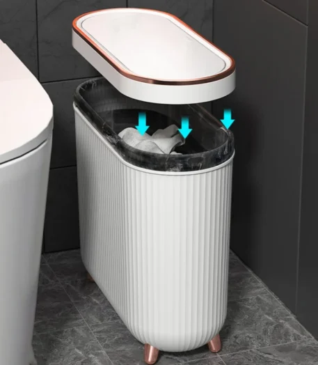 12L Luxury Bathroom Trash Can - Image 6